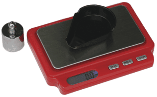 MTM Case-Gard Mini Digital Reloading Scale features a backlit LED display